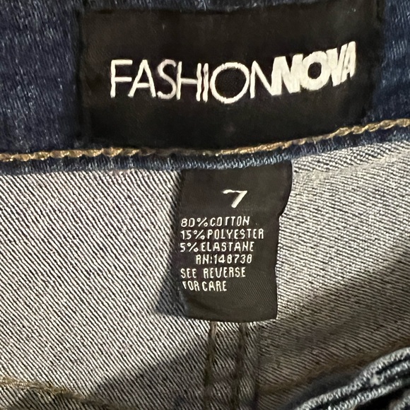 Claire Cutout Stretch Bootcut Jeans - Picture 9 of 11